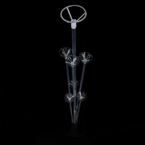 Clear plastic balloon stand holder table centerpiece party decoration display tool kit