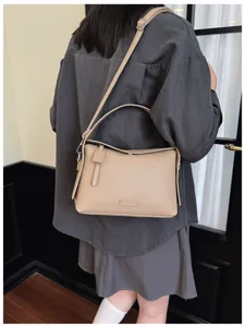 Stylish women crossbody shoulder bag crafted from premium textured leather for daily casual wear.