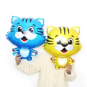 Niedlicher Tiger Alufolie Ballon Set Cartoon Tier Party Dekoration Luftballons Kind.