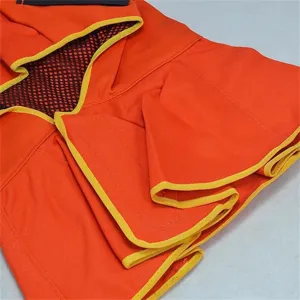 Stofdichte lascapuchon schouderkap, oranje slijp beschermende kapuchon met mesh.