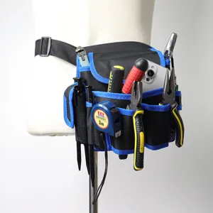 Sac De Ceinture À Outils D'électricien En Tissu Oxford Multifonctionnel De Rangement