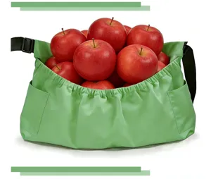 Große Obsternte-Schürze mit Schnellverschluss für die Gartenarbeit und Ernte von Gemüse.