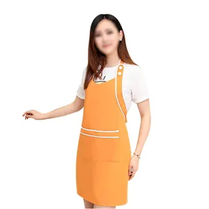 Korean style cute fashion working apron for beauty salon coffee shop waiter main view
