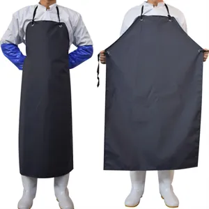Thickened Waterproof PVC Apron For Kitchen Cooking Seafood Market Slaughterhouse