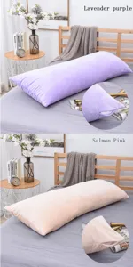 Long oreiller de lit peluche tête de lit dossier coussin confortable doux décoration maison