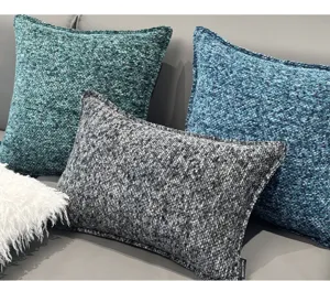 Moderne chenille kussenhoes set, gestructureerde decoratieve kussens voor woonkamer bank slaapkamer.