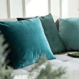 Fluwelen kussenhoes zacht vierkant kussensloop voor bank decoratieve slaapkamer
