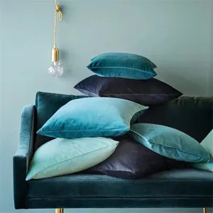 Fluwelen kussenhoes zacht decoratieve kussensloop voor woonkamer bank slaapkamer bed