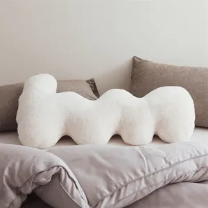 Coussin Jetable en Peluche Doux Rembourré Forme Créative Canapé Lit Chambre Coussin Décoratif Déco