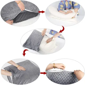 Funda de cojín minky dot gris guía de instalación paso a paso detallada para decoración