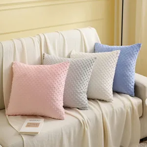 Nordischer einfarbiger Bubbles-Samt Kissenbezug für gemütliches Wohnzimmer Sofa und Bett