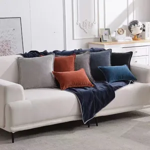 Chenille sofa pillow cushion set modern luxury living room throw pillows home decor