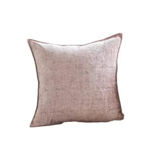 Chenille throw pillow for sofa bed, modern decorative cushion cover for living room.