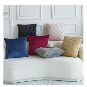 Weicher Samt Noppen Kissenbezug für Wohnzimmer Sofa, Bett und gemütlichen Bürostuhl.