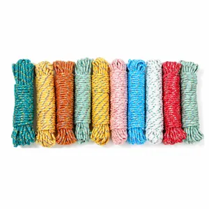 Outdoor Multi-Functional Anti-Slip Windproof Clothesline Thickened Braided Nylon Laundry Rope For Balcony Quilt Drying