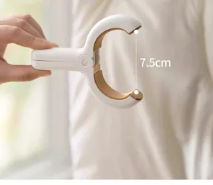 Pinza grande resistente al viento para edredones y sábanas con apertura amplia de 7,5 cm.