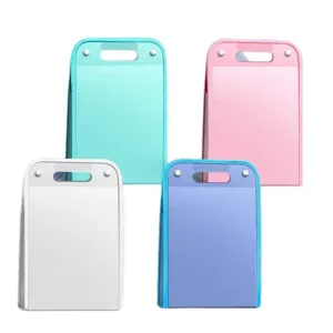 Cartella a fisarmonica portatile A4, borsa porta documenti multi-strato grande.