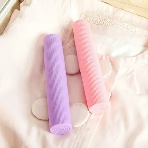 Custodia portatile per spazzolino da viaggio colore caramella scatola per spazzolino a righe verticali