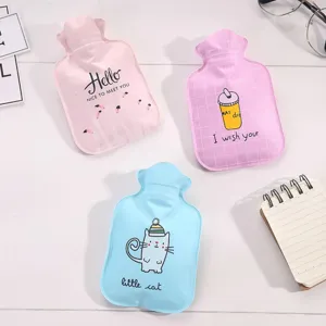 Cute cartoon water injection hot water bag portable hand warmer winter warm gift mini size