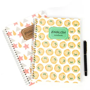 Spiraalnotitieboek Engels woordjesleren schrijfblok kantoorartikelen studenten stationery