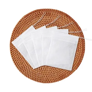 Disposable non-woven tea bags, premium filter bags for loose tea, spices, and herbal soups.