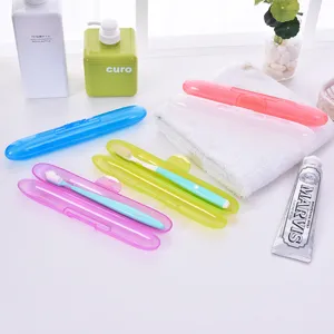 Custodia per spazzolino portatile da viaggio in plastica organizer antipolvere box viaggio