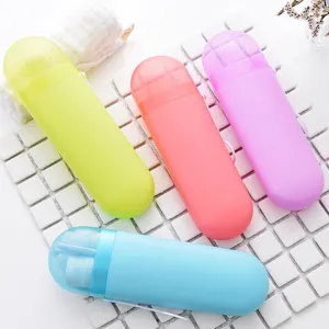 Estuche de viaje portátil para cepillo de dientes taza de lavado diseño principal