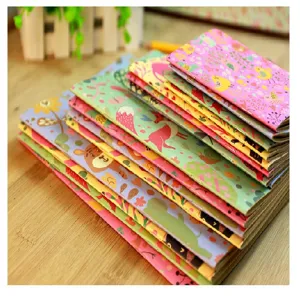 Portable pocket notebook travel journal cute cartoon design for daily study and note taking details