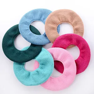 Thickened warm plush toilet seat cover set, soft universal fit comfortable washable mat for home.