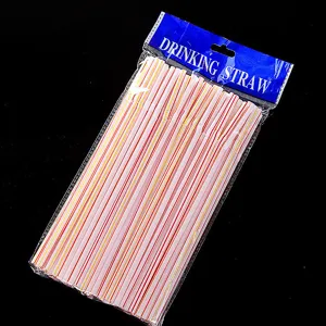 Pailles a boire jetables colorees flexibles jus soda fournitures de fete 100 pcs neuf