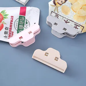 Household Food Sealing Clip Plastic Snack Tea Moisture Proof Seal Clamp Kitchen Storage Organizer Sealing Tool