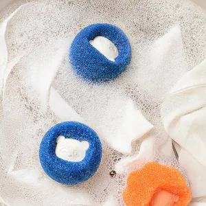 Home Laundry Cleaning Ball Reusable Hair Remover Washing Machine Cleaner Sponge Animal Shape Cleaning Ball Laundry Accessories