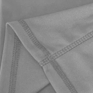 Women grey yoga pants detail close up activewear breathable fabric stitching sportswear
