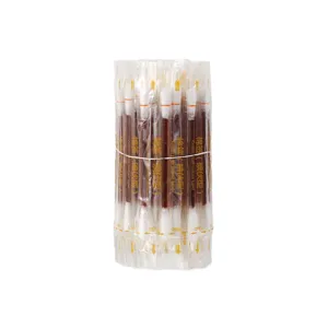 Disposable iodophor cotton swabs for wound care, individually wrapped medical sticks.