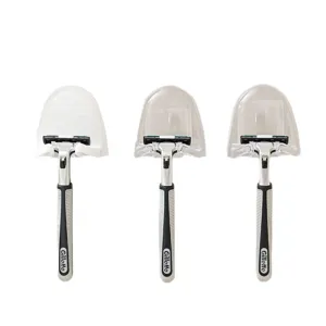 Multi-functional razor holder punch-free bathroom shaver storage rack wall mounted stand