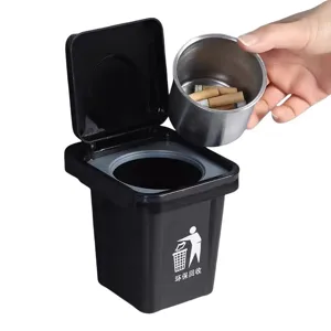 Pattumiera da parete con secchio interno in acciaio inossidabile per bagno e ufficio.