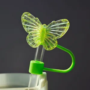 Tappo per cannnuccia farfalla silicone 10mm accessorio decorativo per tazza Stanley.