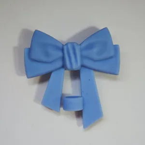 Silicone bow straw cover 10mm cute dust plug reusable straw topper for tumbler cups