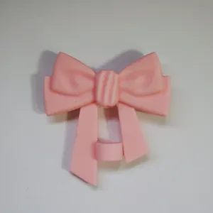 Pink silicone bow straw topper 10mm cute dust proof cover reusable tumbler accessories