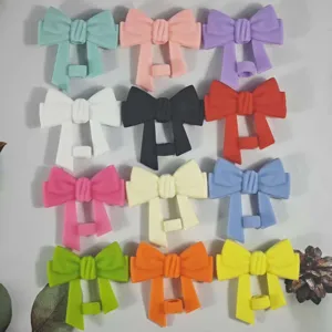 Cute bow silicone straw covers dust plug reusable tumbler accessories drinkware items