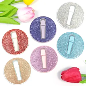 40oz tumbler replacement lid rhinestone bling bling cup lid with straw hole and slider cover