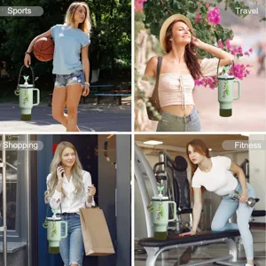 Σετ αξεσουάρ για θερμός ποτήρι 40oz με θήκη στρασάκι λουράκι και κρεμαστό