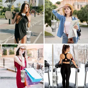 Σετ αξεσουάρ ποτηριού με στρασ 30/40OZ θήκη κυπέλλου κάλυμμα καλαμακιού μπρελόκ