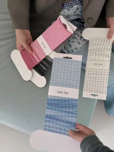 IOULOR summer fashionable polka dot stirrup socks ice silk lyocell leg warmers women