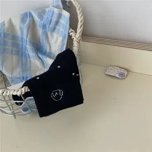 Casual ankle socks with cute dog embroidery, soft breathable cotton fabric, stylish daily wear essential.