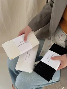 IOULOR mooie witte Miu stijl panty vrouwen zomer dun huidvriendelijk leuke sokken