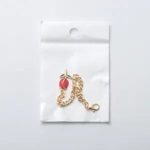 Tulip cup chain charm gold thick chain decorative accessory for tumbler cup detail view