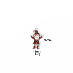 Thanksgiving pilgrim charm pendant alloy DIY jewelry accessories necklace keychain detail view.