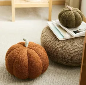 Nordic style plush pumpkin pillow creative sofa cushion home decor soft toy plushie gift