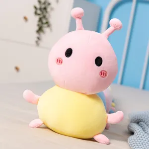 Süßes Raupe Plüschtier Kuschelkissen für Mädchen, weiche Stoffpuppe Geburtstagsgeschenk.